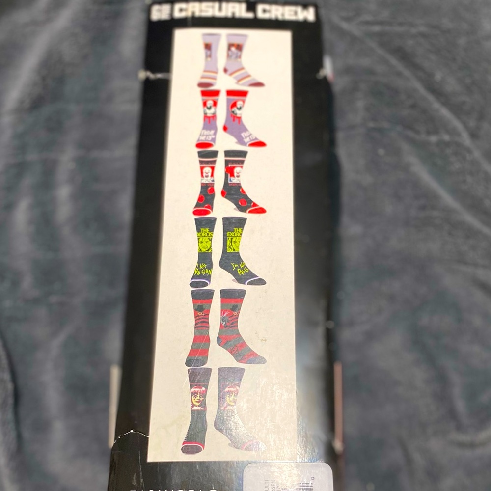 2 Boxes Of Horror Socks - Picture 7 of 10